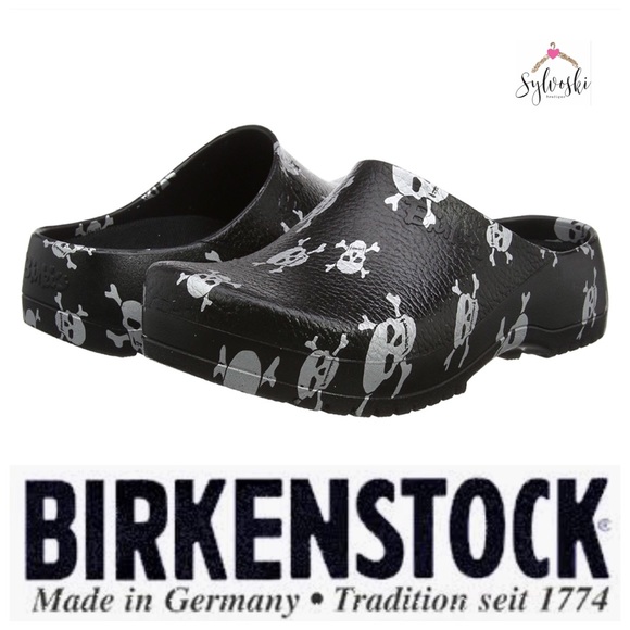 birkenstock black skull